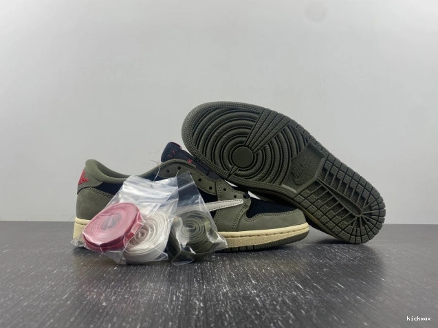 Cheap TRAVIS JORDAN OLIVE' AIR 1 SP LOW 'BLACK SCOTT DM7866-002 OG X 0702